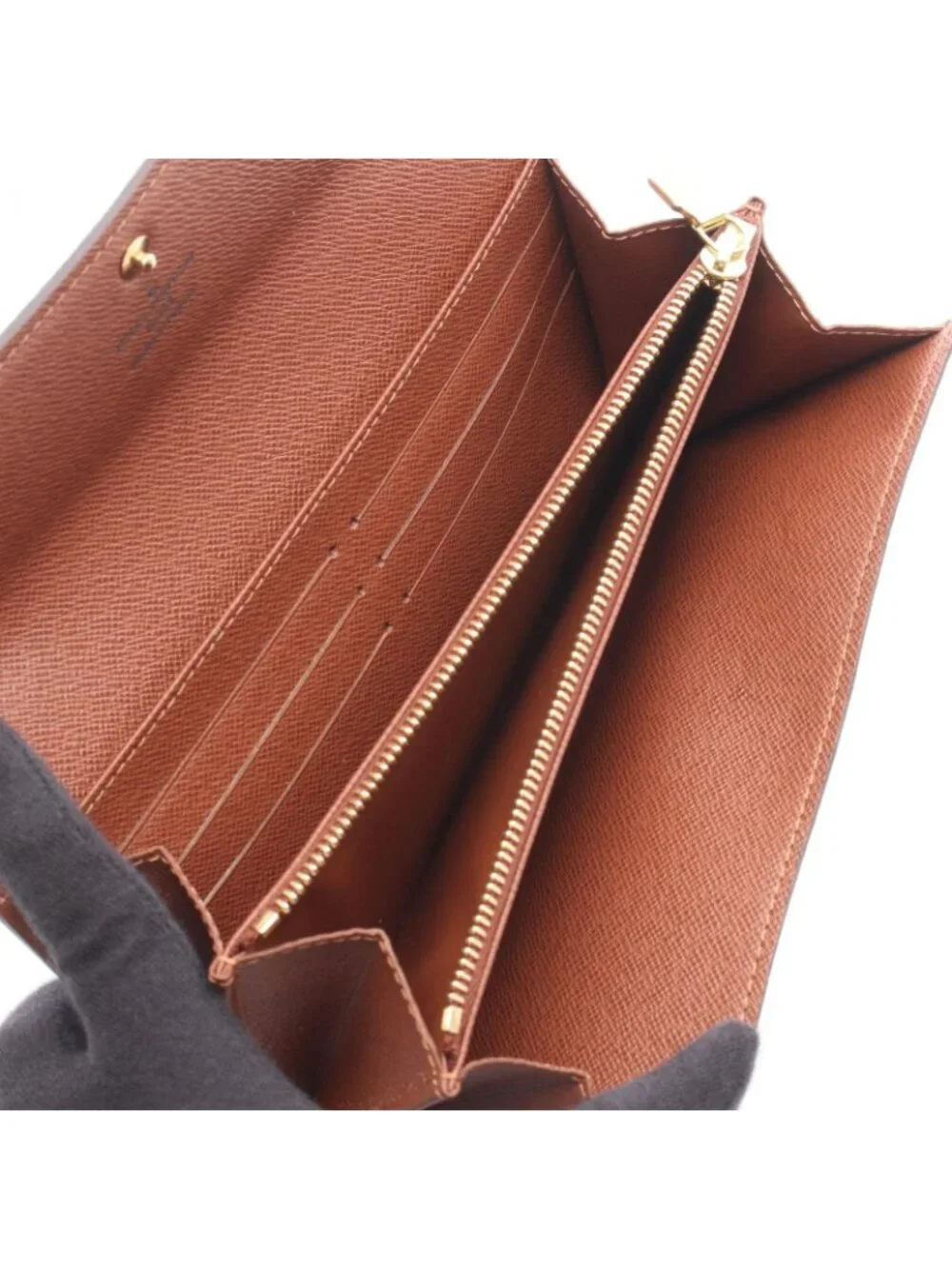 Louis Vuitton Bifold Wallet Portefeuille Sarah Leather